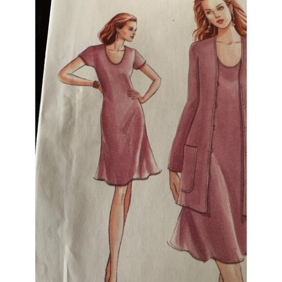 Vogue Misses Dress Jacket Sewing Pattern 9245 Sz 6 - 10 - Uncut - Picture 2 of 9
